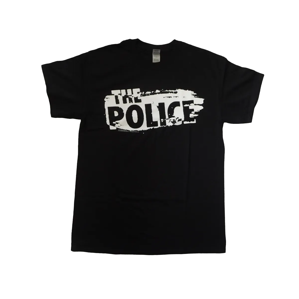 The Police Black Logo Stripe T-Shirt