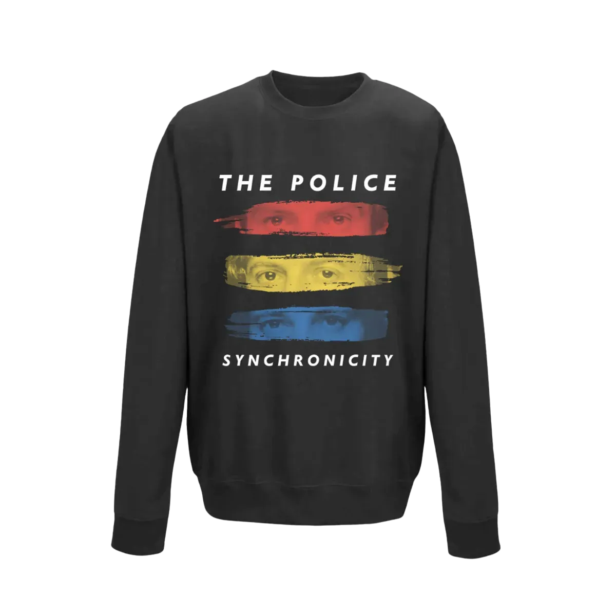 The Police Synchronicity Black Crewneck