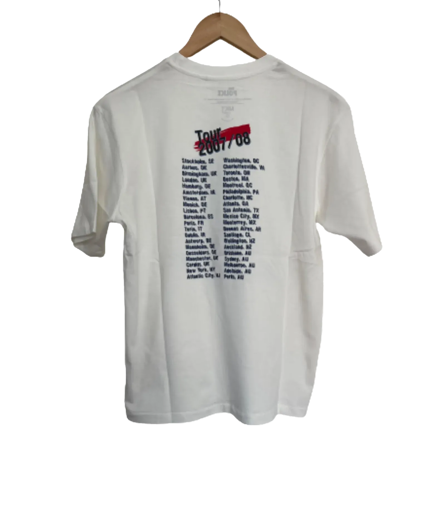 The Police 2007/08 Tour White T-Shirt