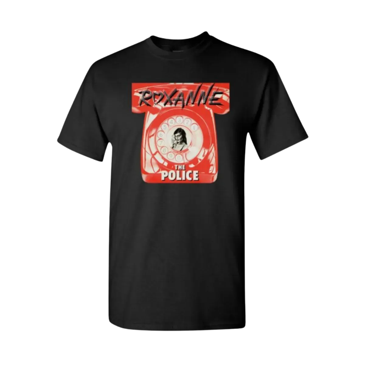 The Police Roxanne Phone Black T- Shirt