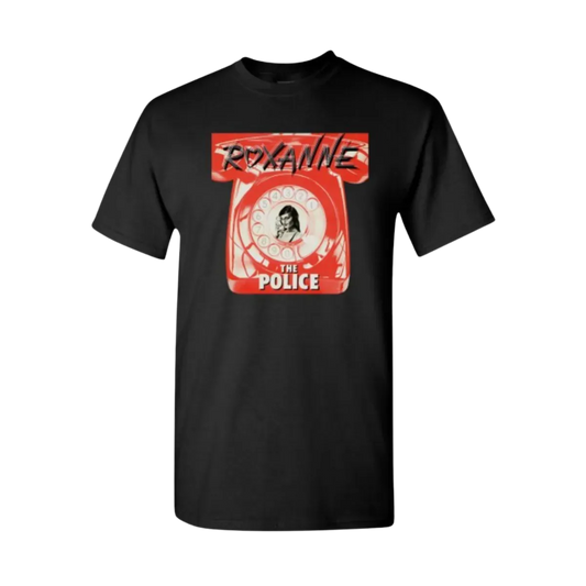 The Police Roxanne Phone Black T- Shirt