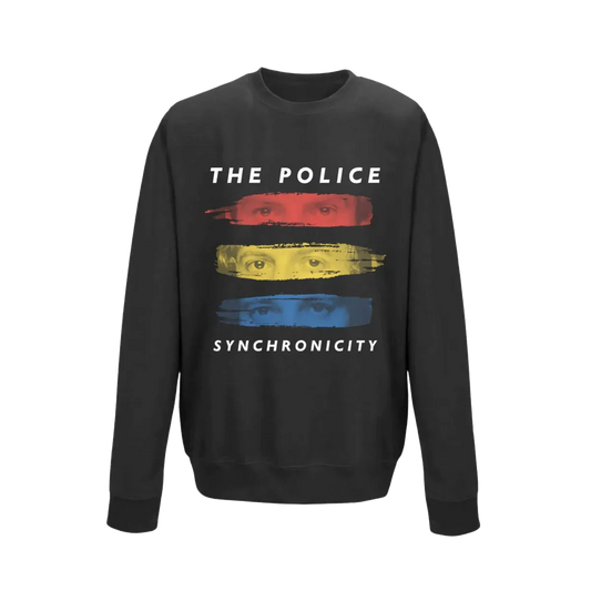The Police Synchronicity Black Crewneck