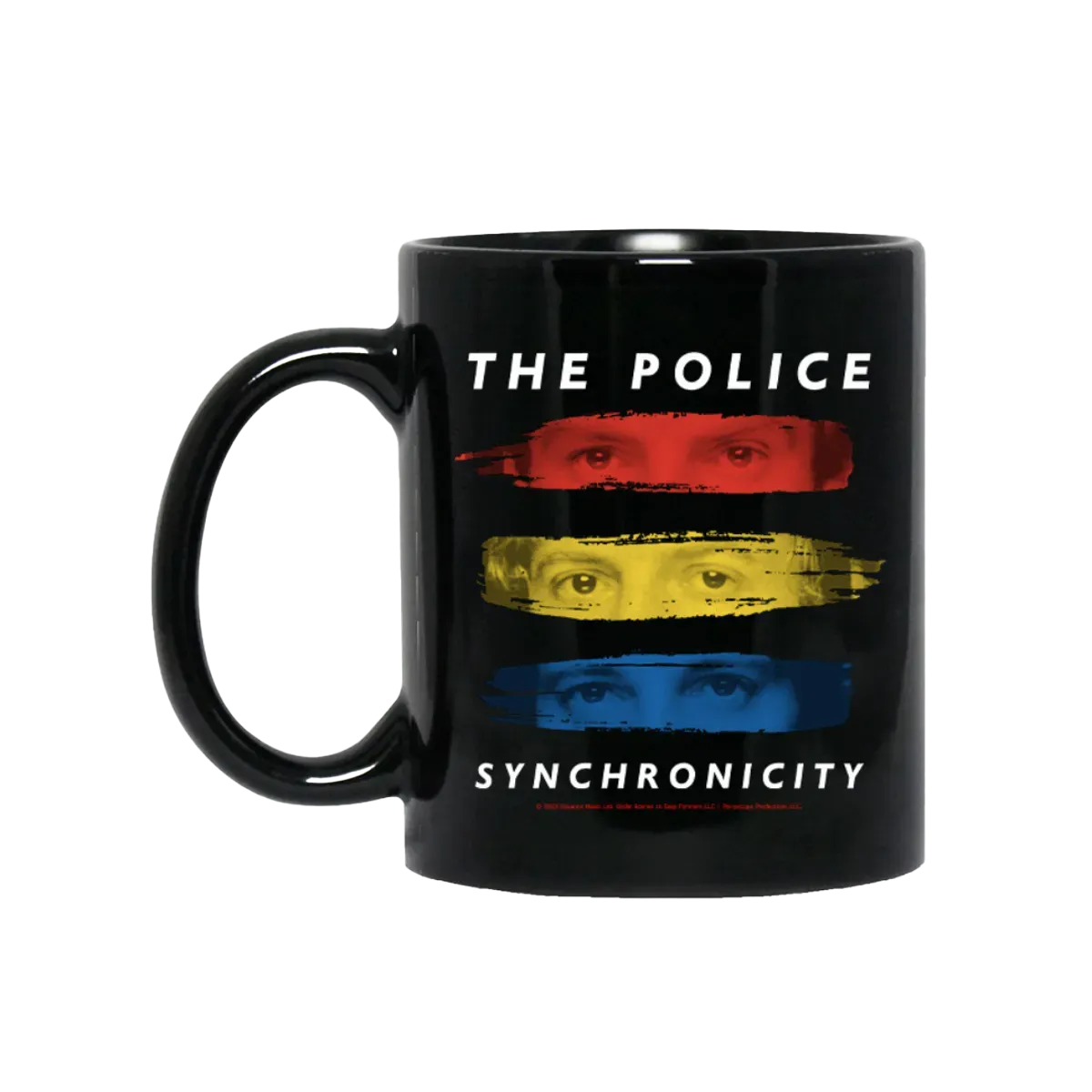 The Police Synchronicity Black Mug