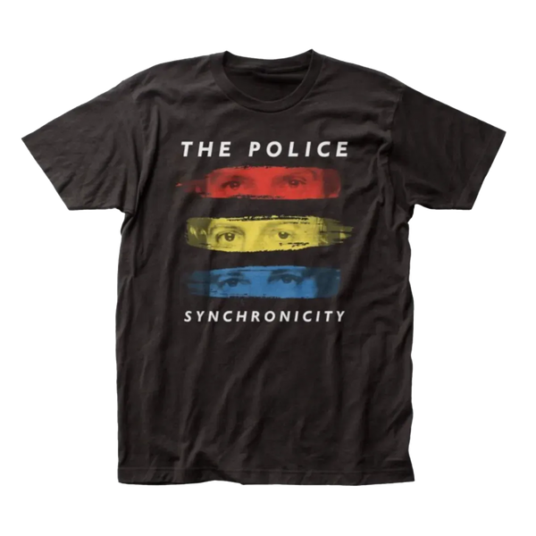 値下　THE POLICE SYNCHRONICITY ツアー Tシャツ ポリス The Police Synchronicity Black T-Shirt