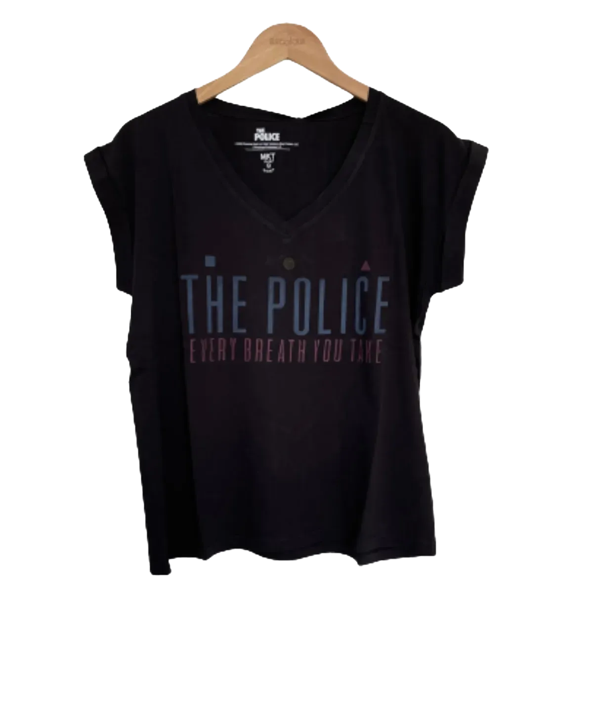 The Police 'Every Breath You Take' Ladies T-Shirt (Black)