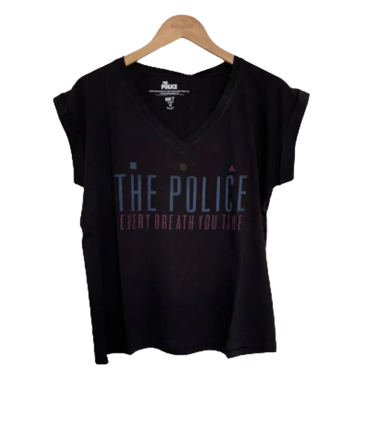 The Police 'Every Breath You Take' Ladies T-Shirt (Black)