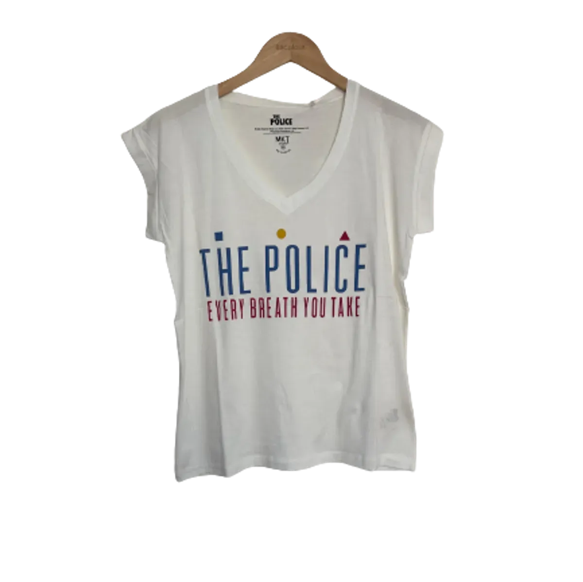The Police 'Every Breath You Take' Ladies T-Shirt (White)